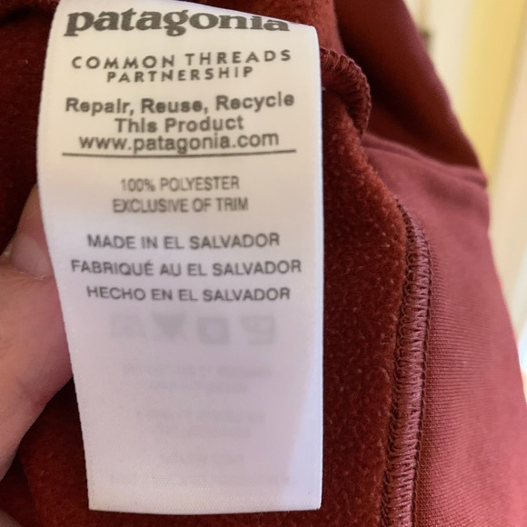Patagonia recycled polyester hooded sweatshirt small - Picture 5 of 5